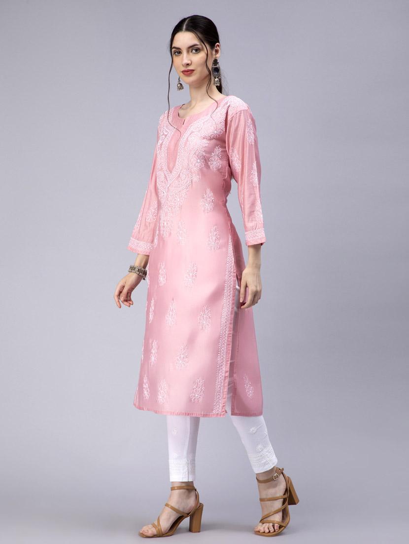 women's straight kurta - 20014485 - Standard Image - 1