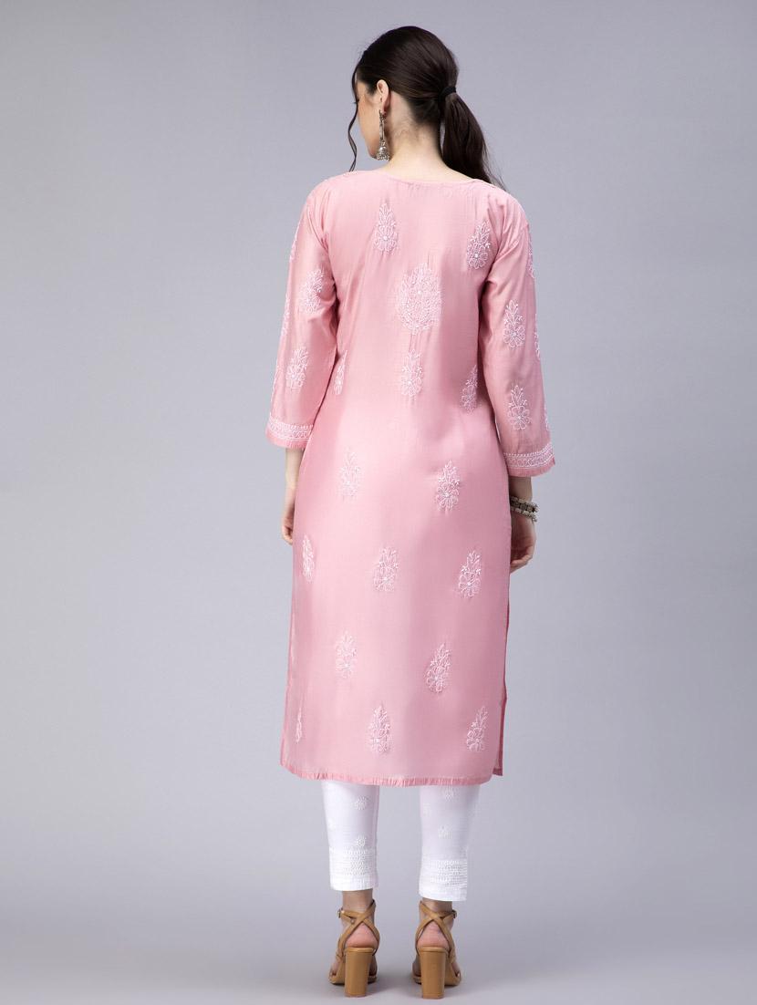 women's straight kurta - 20014485 - Standard Image - 4