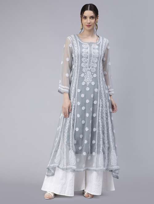 women's asymmetric kurta - 20014489 - Standard Image - 0