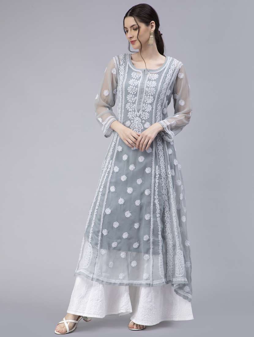 women's asymmetric kurta - 20014489 -  Standard Image - 1