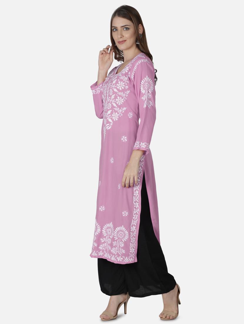 women's straight kurta - 20014492 -  Standard Image - 1