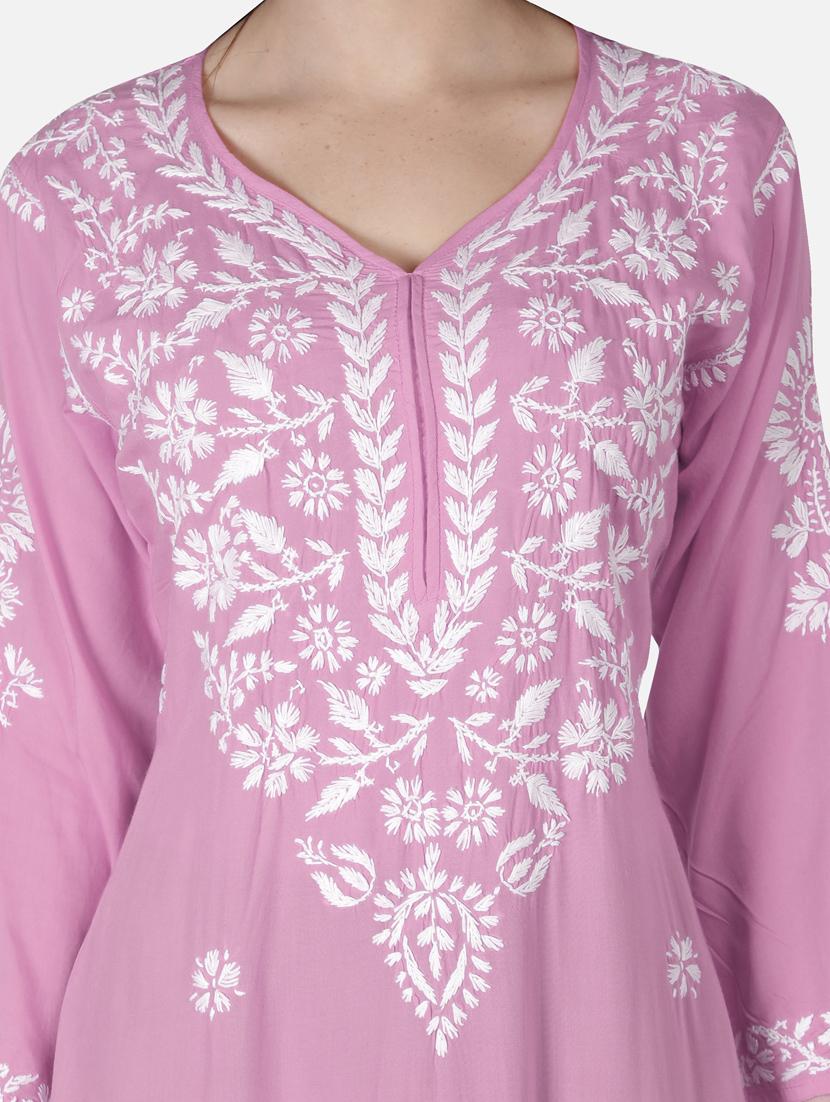 women's straight kurta - 20014492 - Standard Image - 4