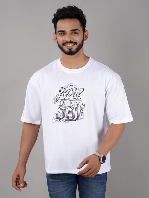 crew neck front print t-shirt - 20015337 - Standard Image - 0