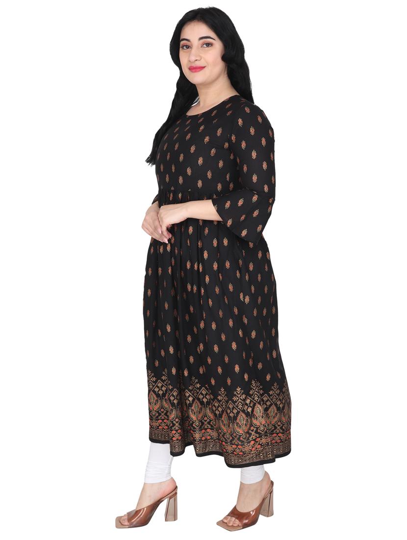 women's flared kurta - 20015368 - Standard Image - 1