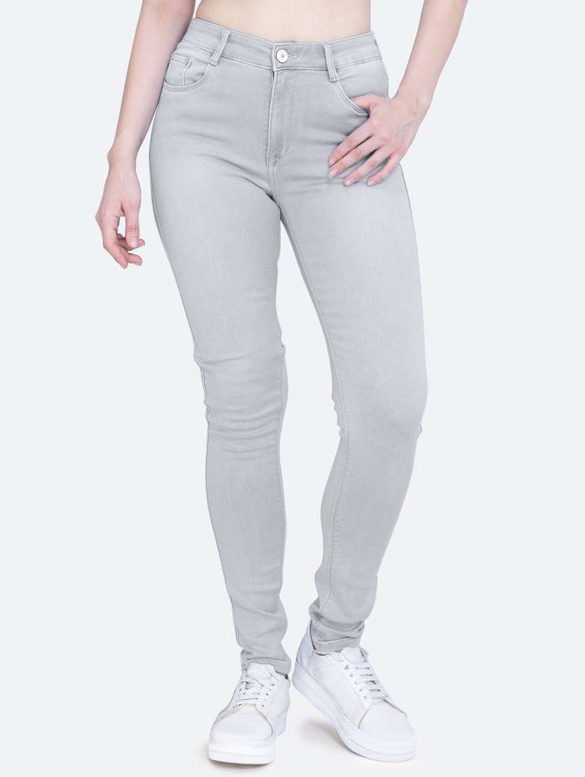 women's plain slim fit jeans