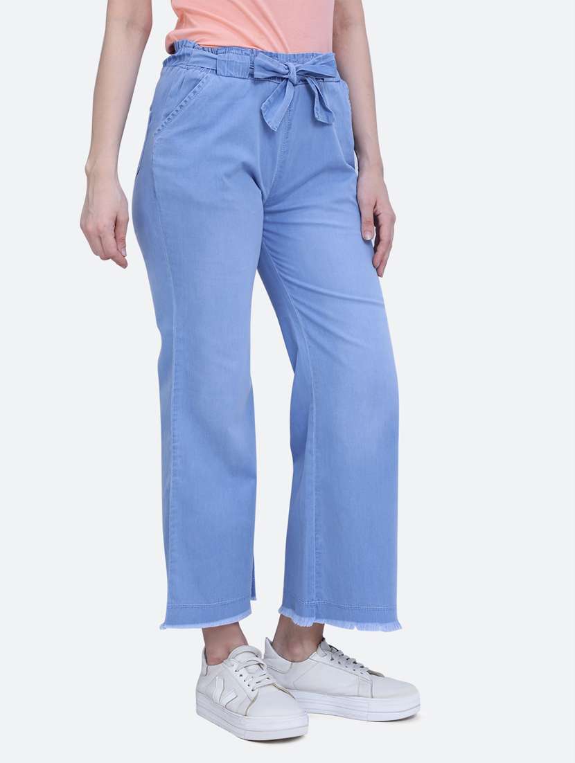 women's plain bootcut jeans - 20017557 -  Standard Image - 1