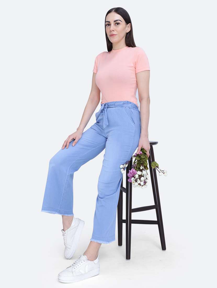 women's plain bootcut jeans - 20017557 -  Standard Image - 4