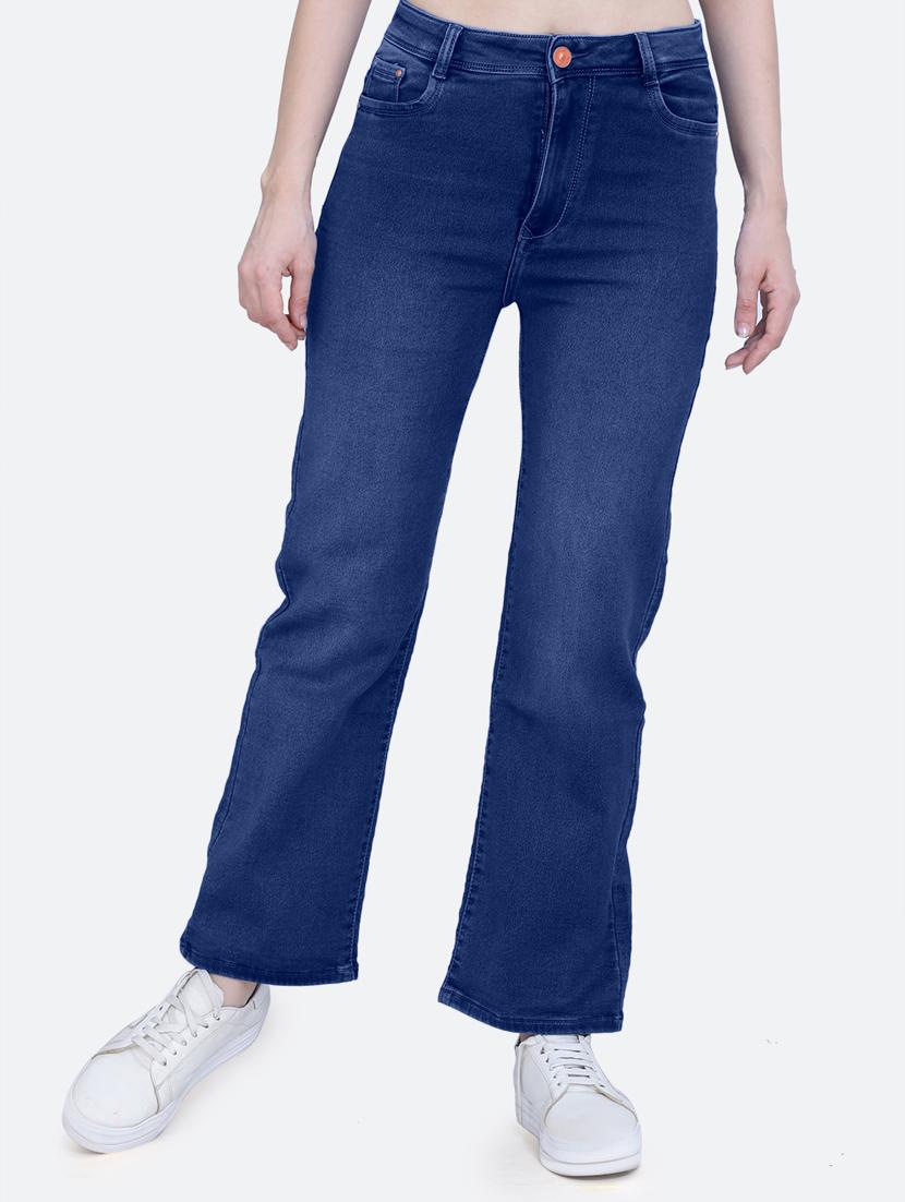 women's plain straight fit jeans - 20017562 - Zoom Image - 0