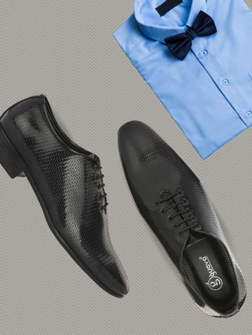 black lace-up oxford shoes - 20017601 -  Standard Image - 6