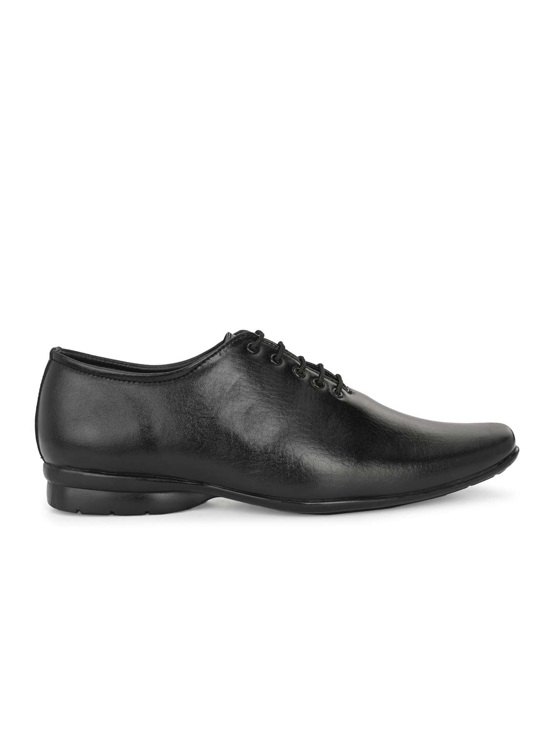 men black synthetic leather oxford formal shoes - 20017603 -  Standard Image - 1