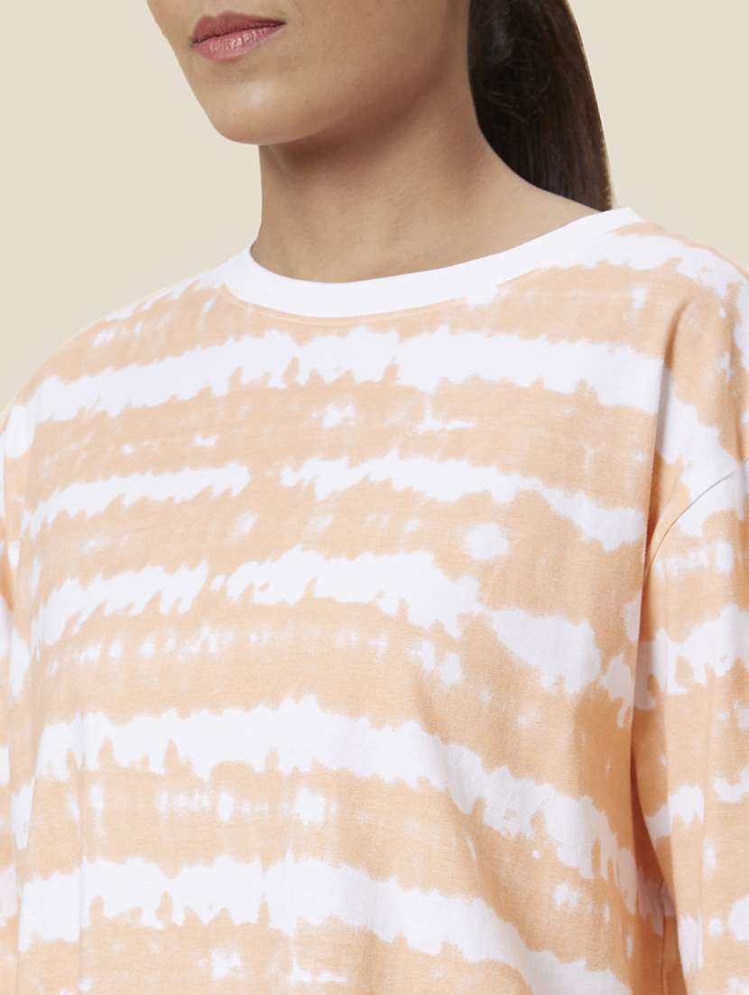 women's all over print round neck t-shirt - 20018020 -  Standard Image - 4