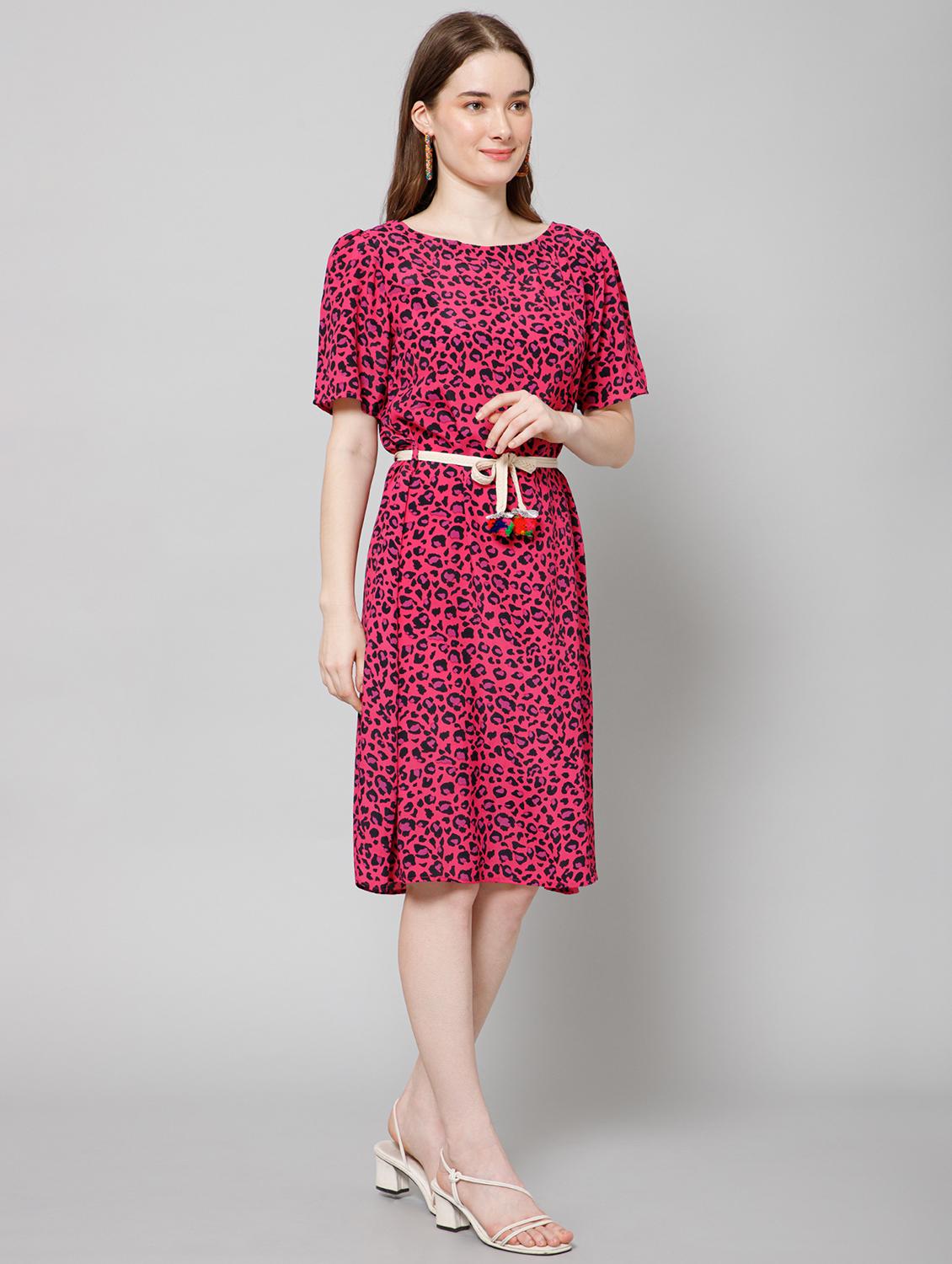 women's printed dress - 20018438 - Standard Image - 1