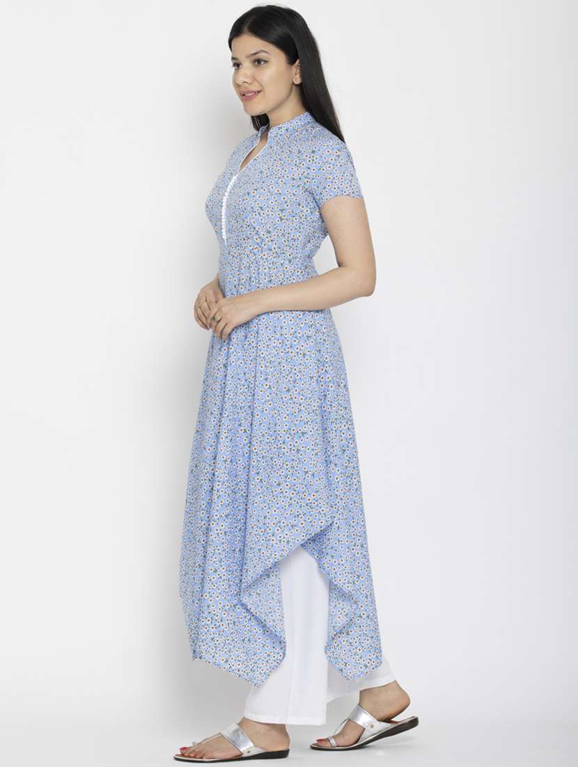 women's asymmetric kurta - 20018566 -  Standard Image - 1