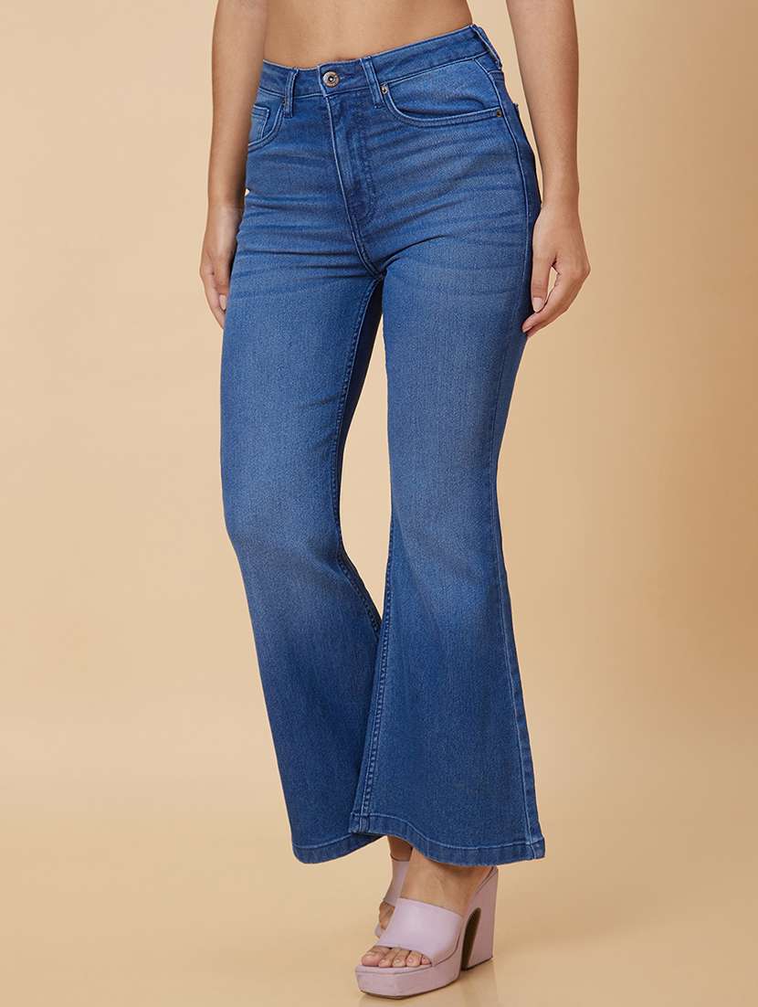 women's plain bootcut jeans - 20018994 -  Standard Image - 1