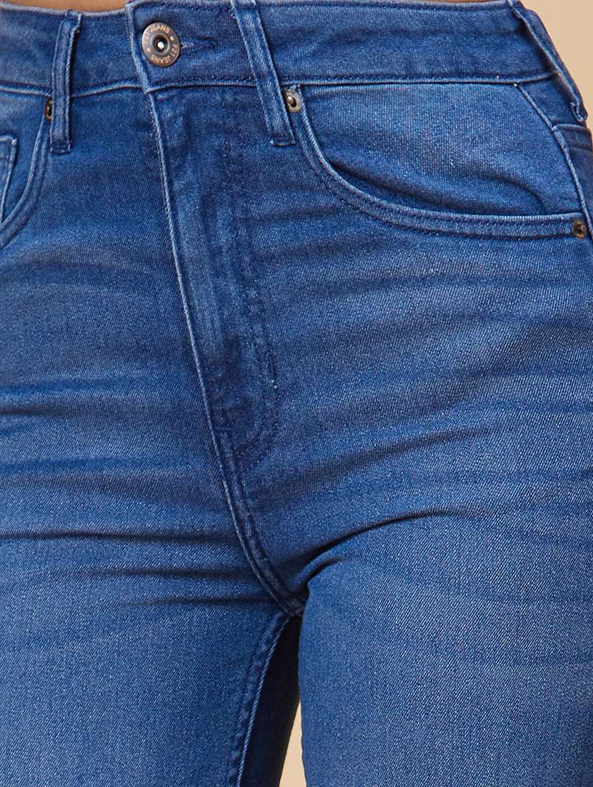 women's plain bootcut jeans - 20018994 -  Standard Image - 4