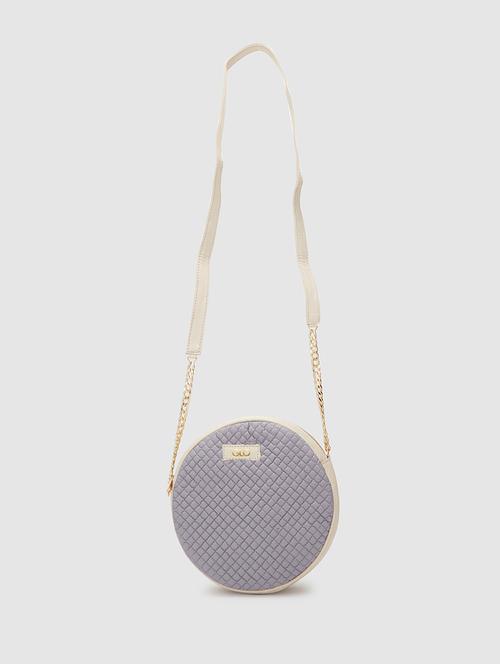 purple leatherette (pu) sling bag - 20019106 -  Standard Image - 0