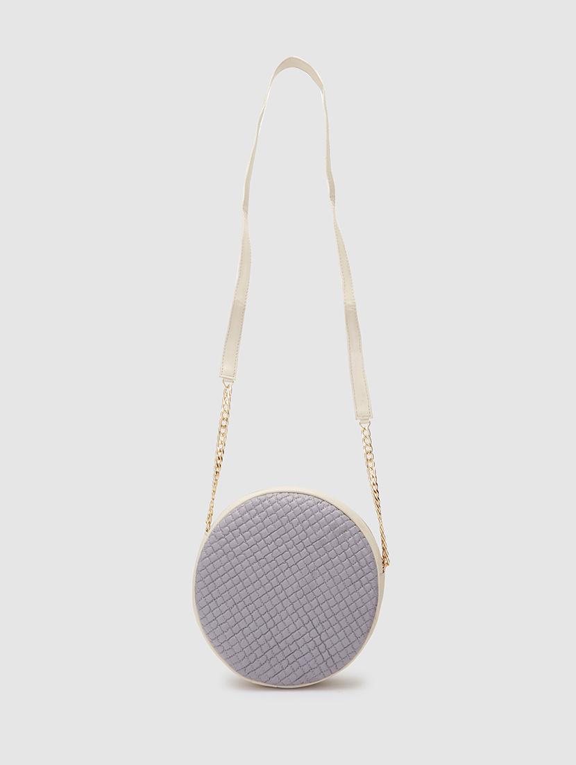 purple leatherette (pu) sling bag - 20019106 - Standard Image - 1