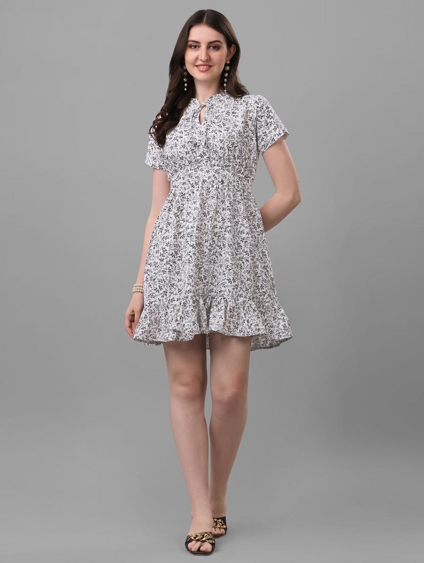 women's tiered dress floral dress - 20021806 - Standard Image - 1