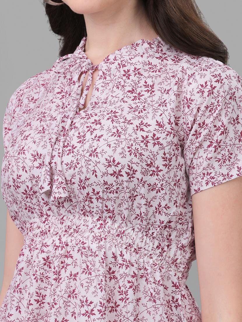 women's tiered dress floral dress - 20021809 - Standard Image - 4