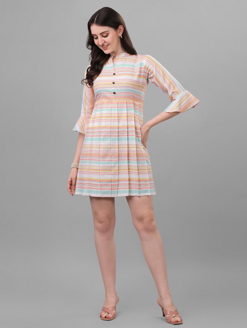 women's striped dress - 20021811 - Standard Image - 1