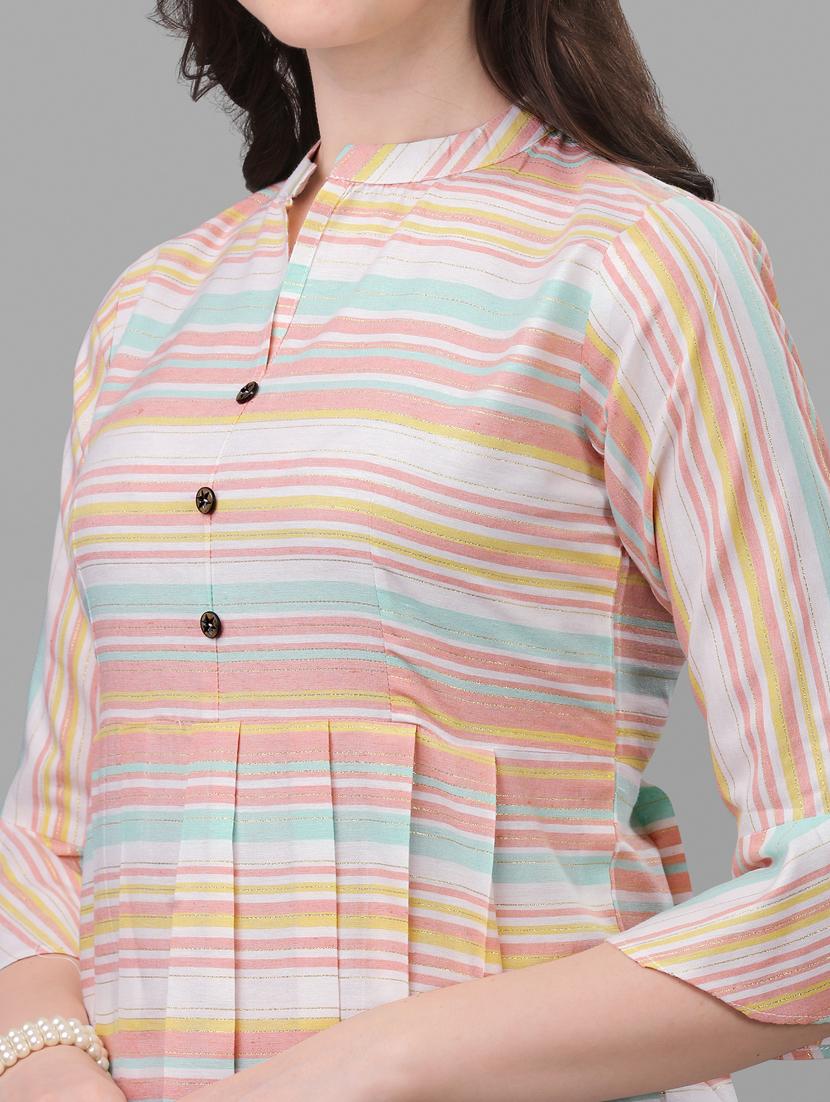 women's striped dress - 20021811 - Standard Image - 4
