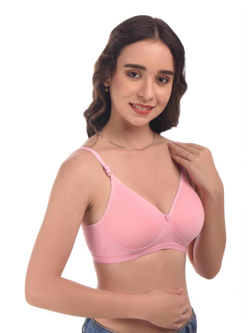 pink hosiery push up bra - 20021896 - Standard Image - 1