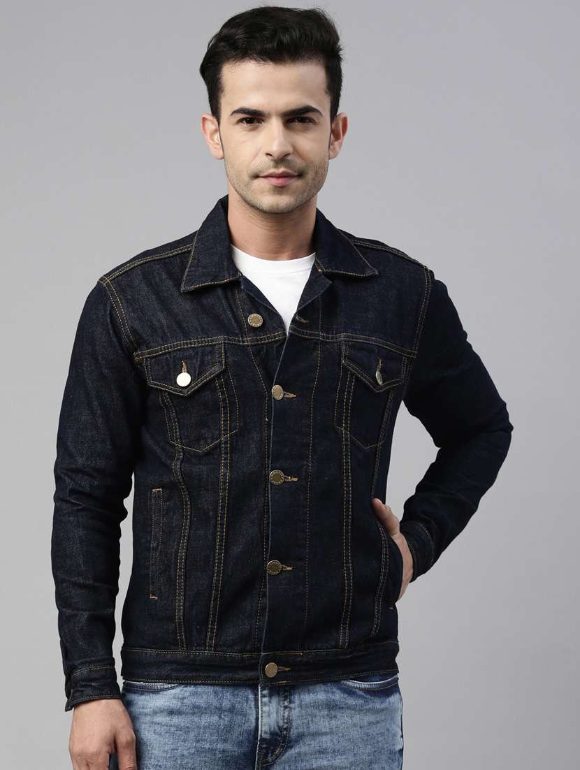 cinocci cotton blue jacket