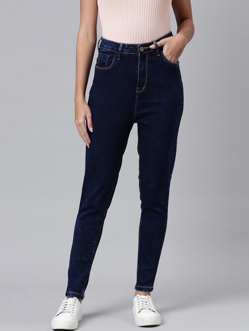 women's plain slim fit jeans - 20022596 - Zoom Image - 0