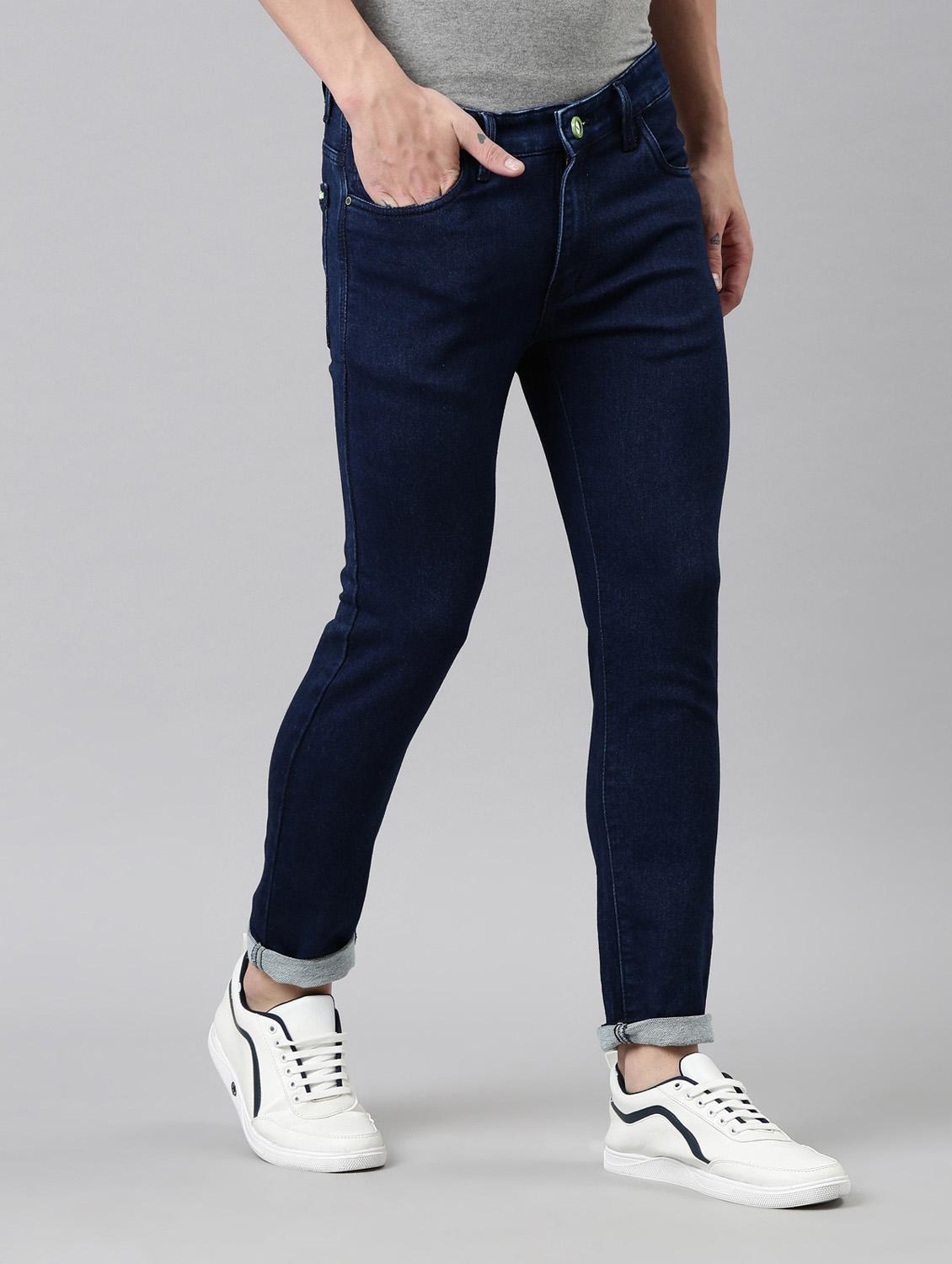 mens slim fit plain jeans