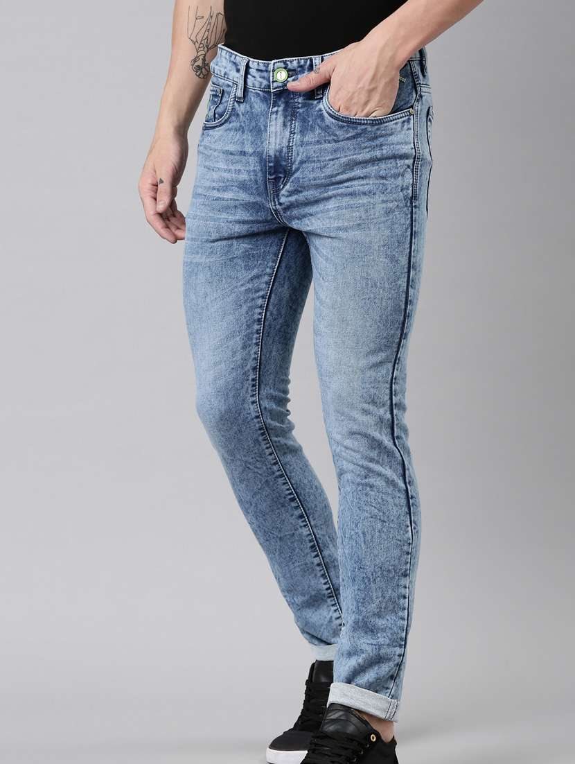 mens slim fit plain jeans