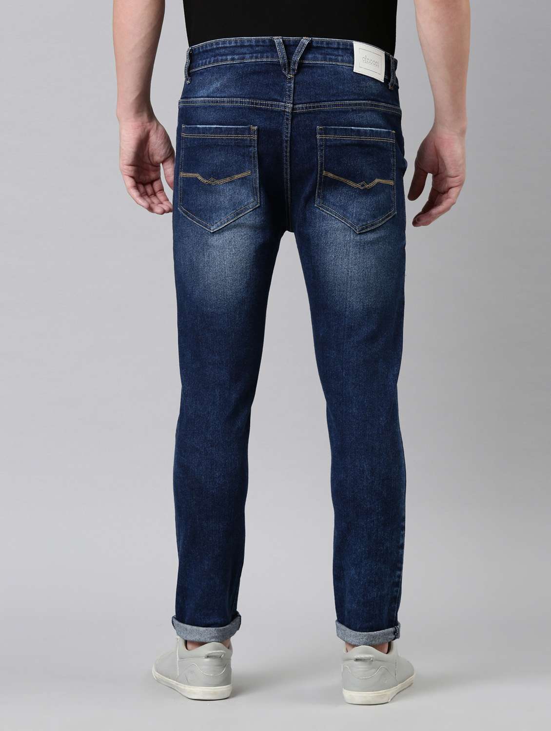 mens slim fit distressed jeans - 20022613 -  Standard Image - 1