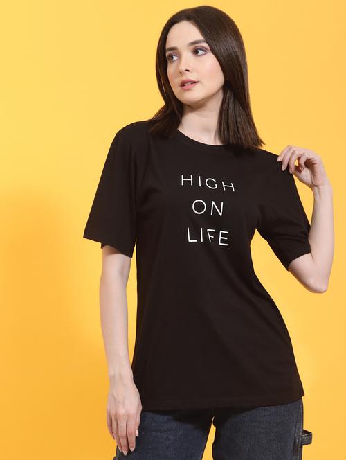 women's straight round neck top - 20022916 -  Standard Image - 0