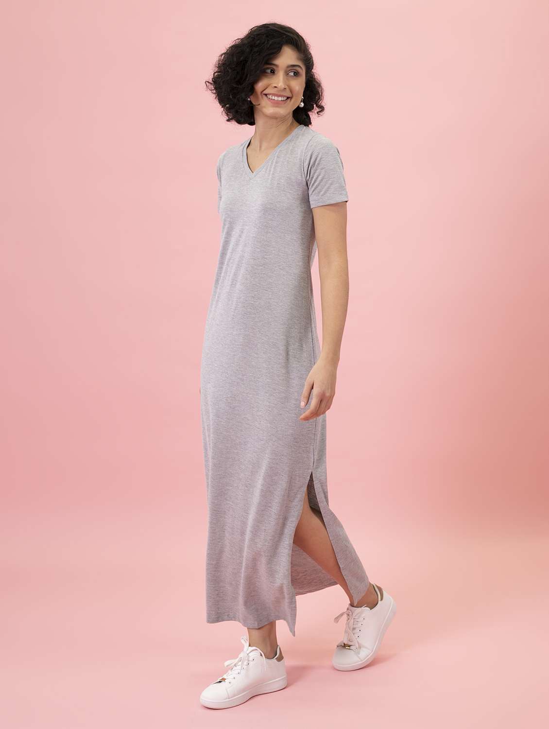 women's bodycon solid dress - 20022966 - Standard Image - 1