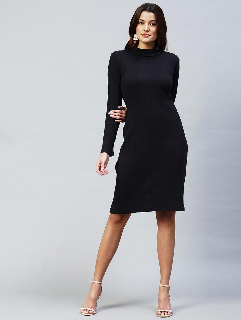 women's bodycon solid dress - 20022977 - Zoom Image - 0