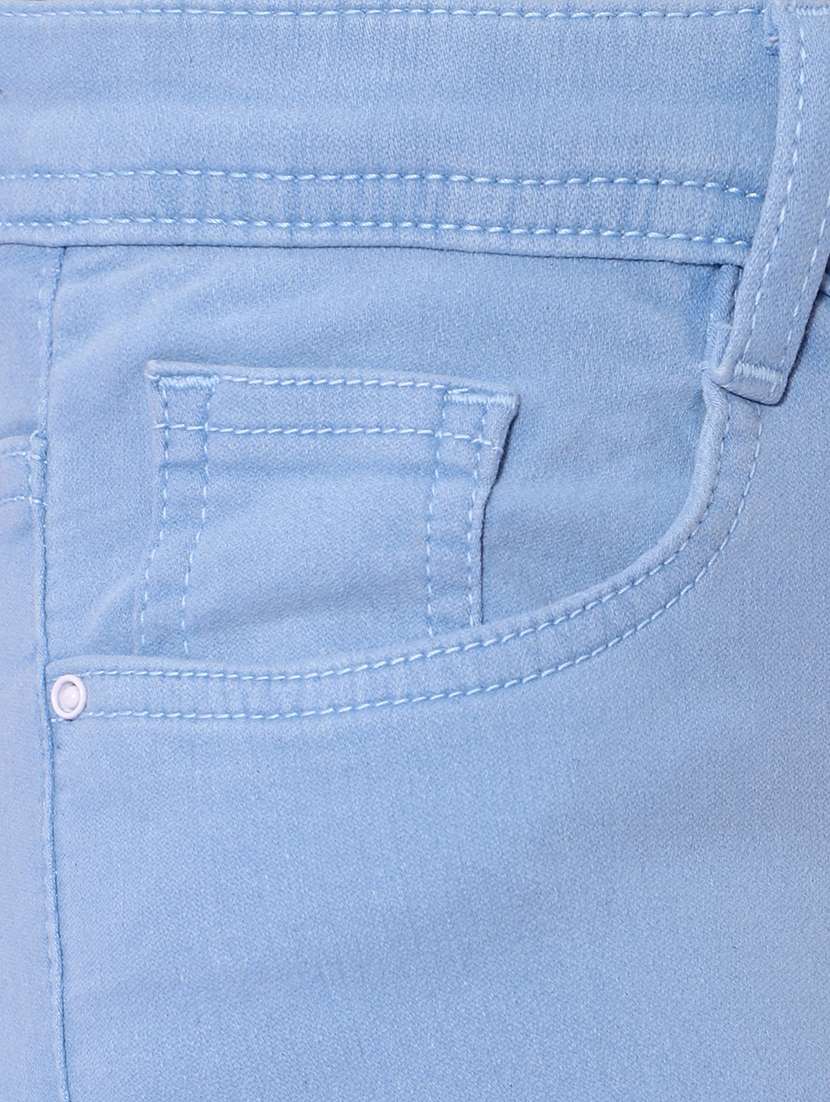 women's plain slim fit jeans - 20023016 -  Standard Image - 4