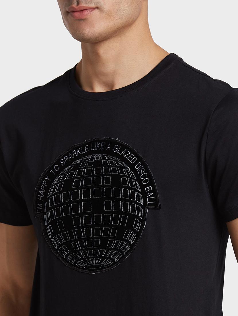 round neck printed regular t-shirt - 20023048 - Standard Image - 4