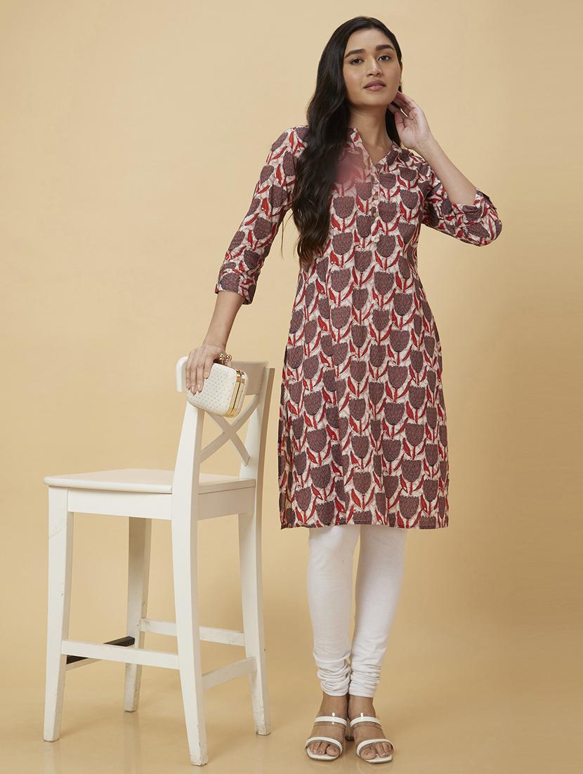 women's straight kurta - 20023086 - Standard Image - 4