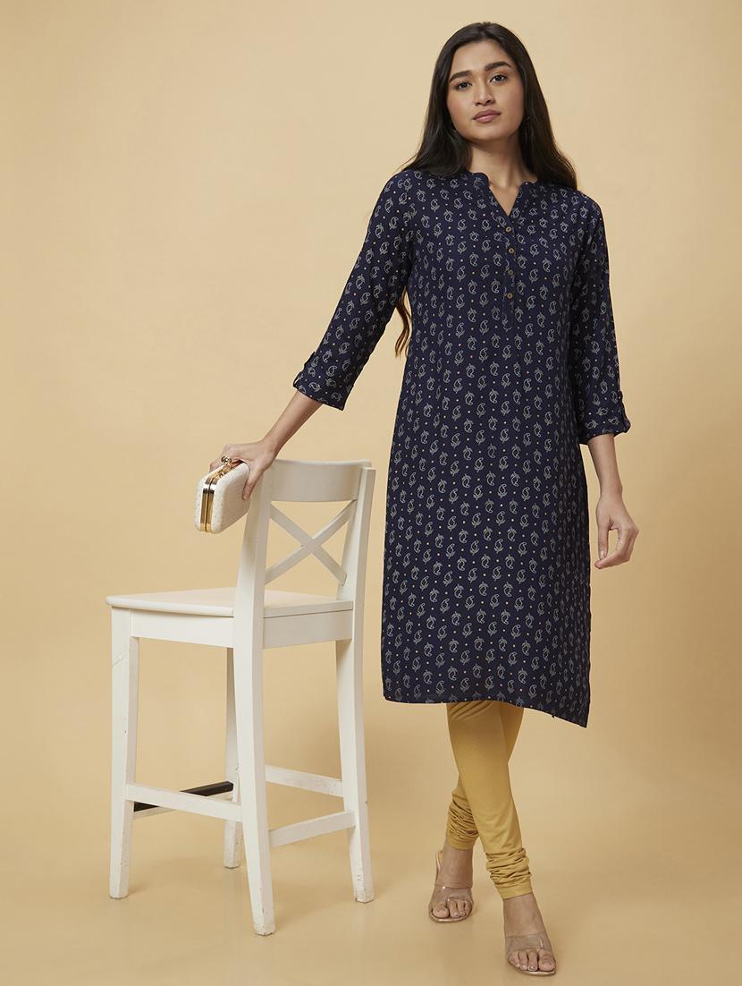 women's straight kurta - 20023087 - Standard Image - 4