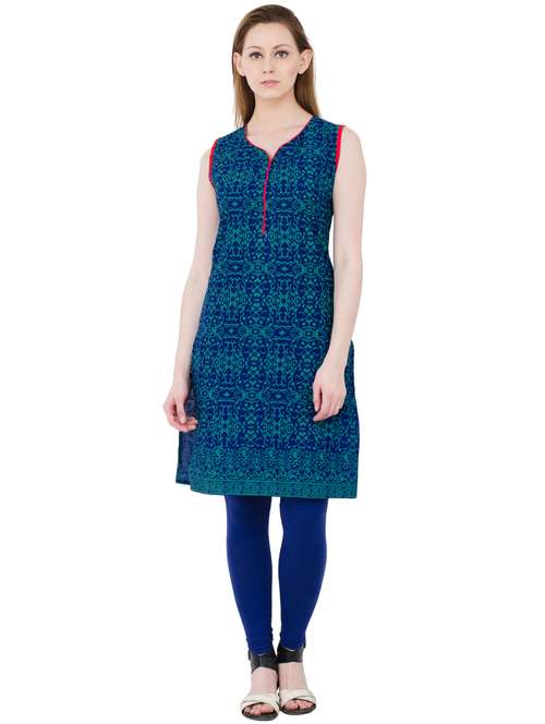 women's straight kurta - 20023379 - Standard Image - 0