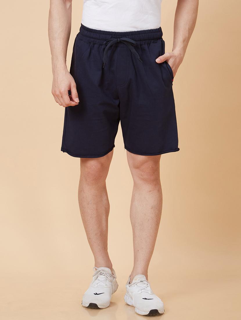 mid rise solid shorts - 20023802 - Zoom Image - 0