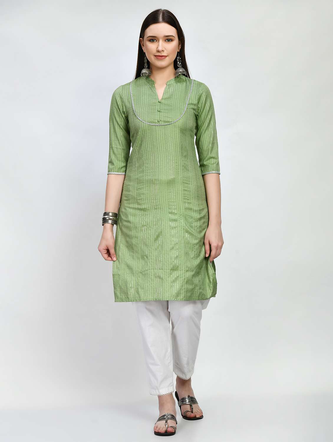 women's straight kurta - 20024016 - Zoom Image - 0
