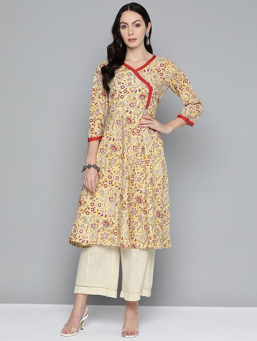 women's angrakha kurta - 20024778 - Standard Image - 0