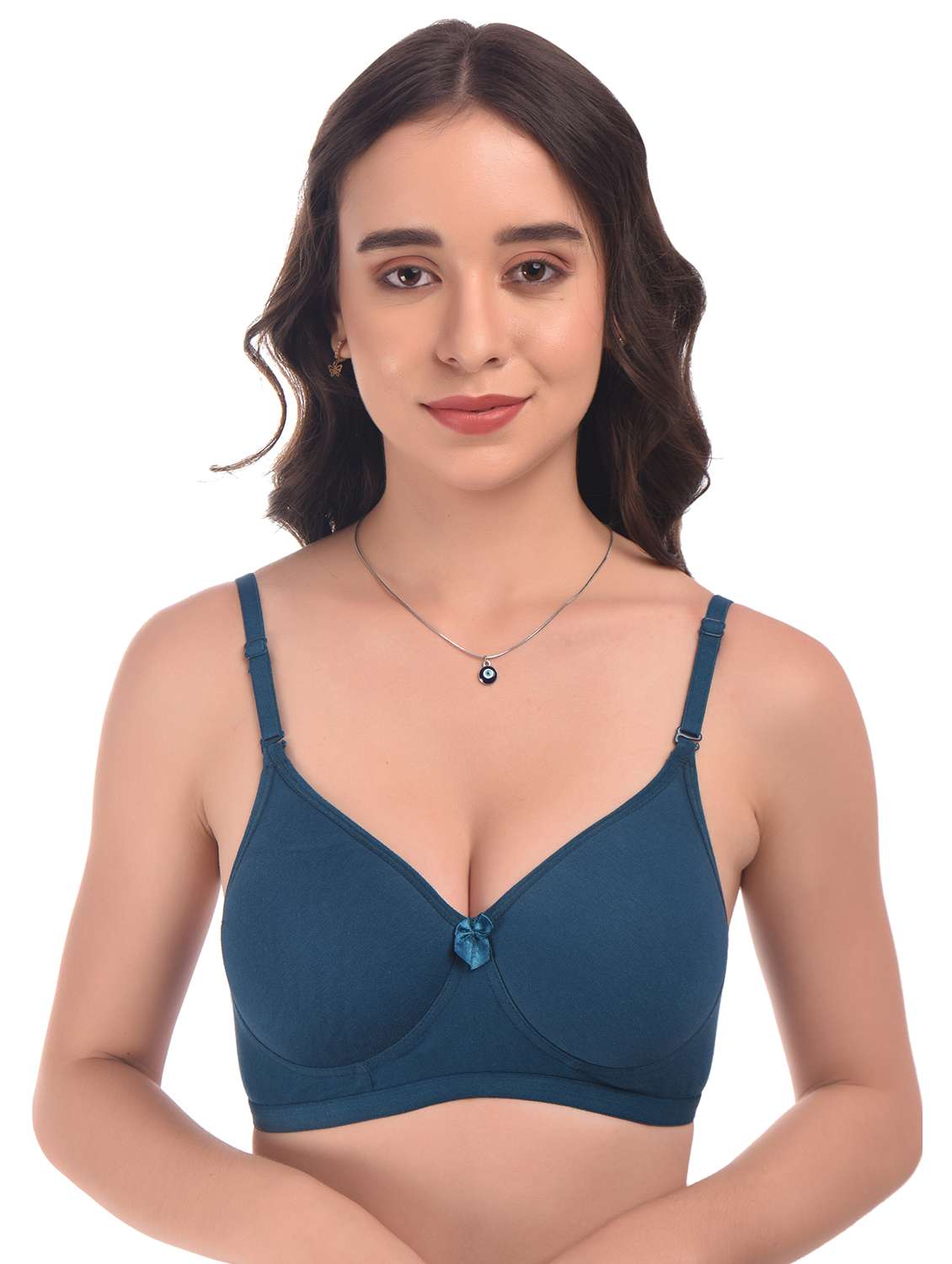 green hosiery tshirt bra