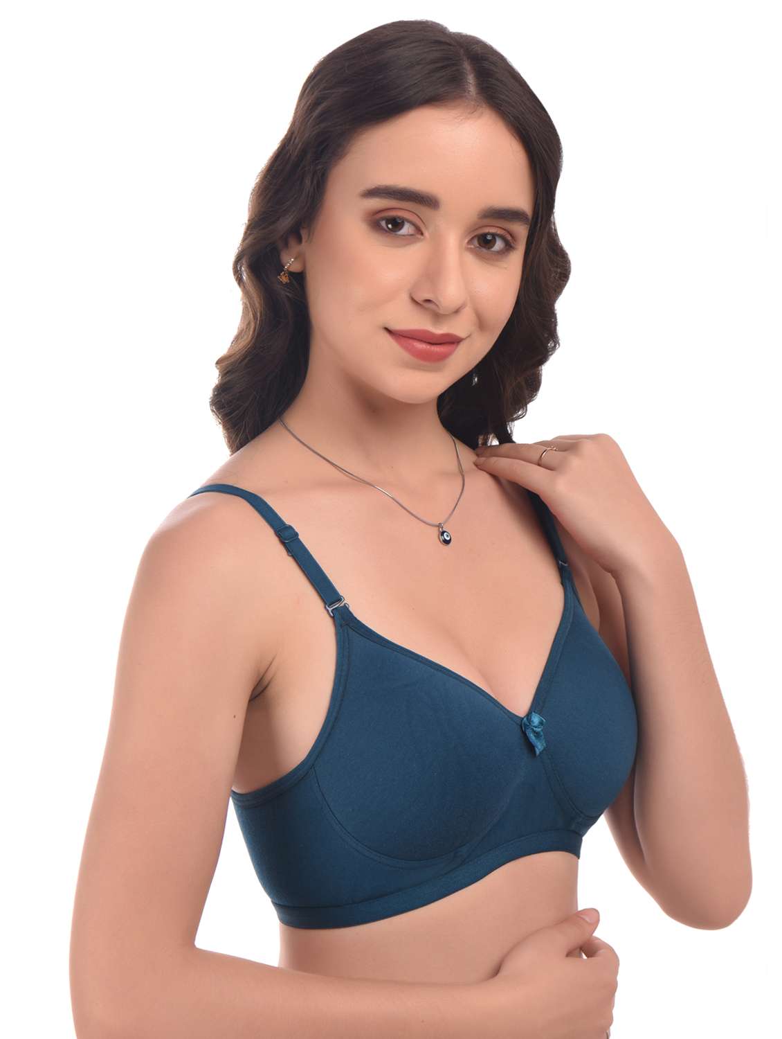 green hosiery tshirt bra - 20024939 -  Standard Image - 1