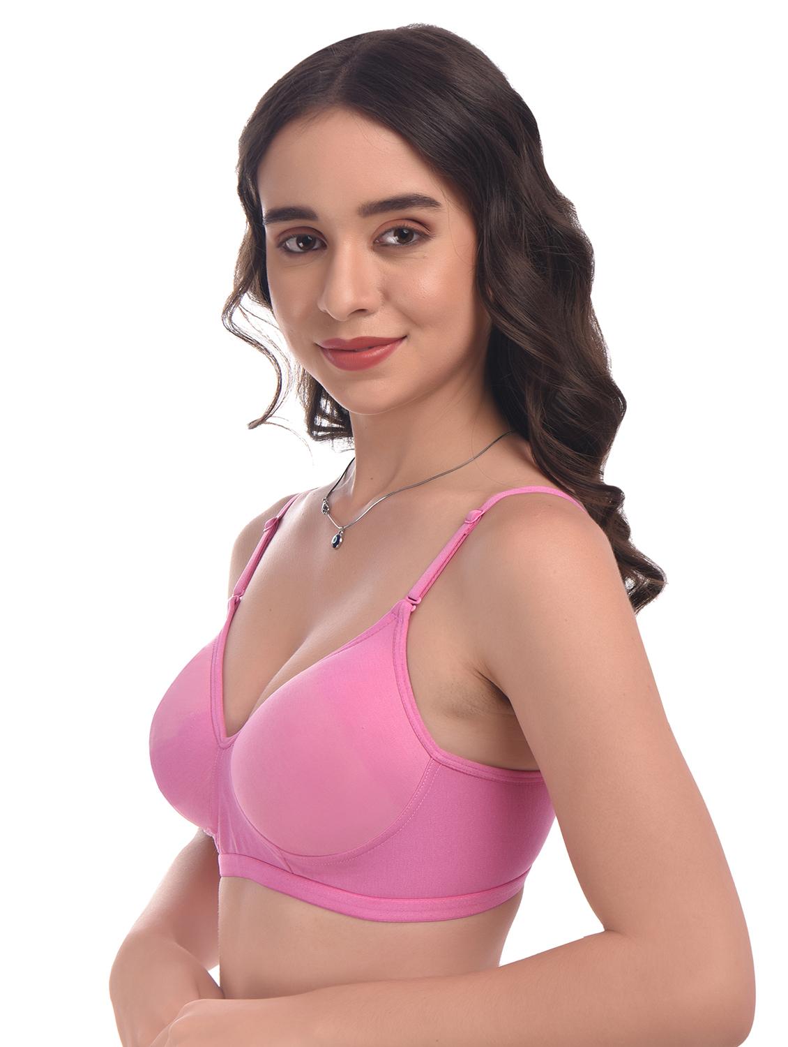 pink hosiery tshirt bra - 20024941 - Standard Image - 1