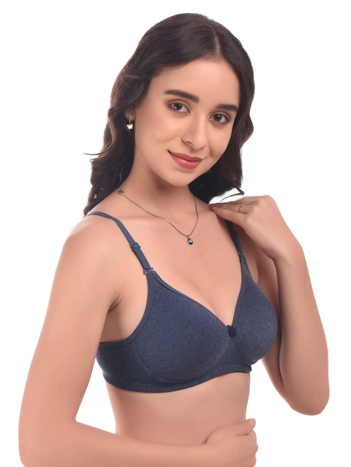 green hosiery tshirt bra - 20024952 -  Standard Image - 1