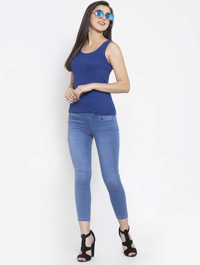 multicolor (pack of 2) camisole tank top vest  - 20025386 -  Standard Image - 4