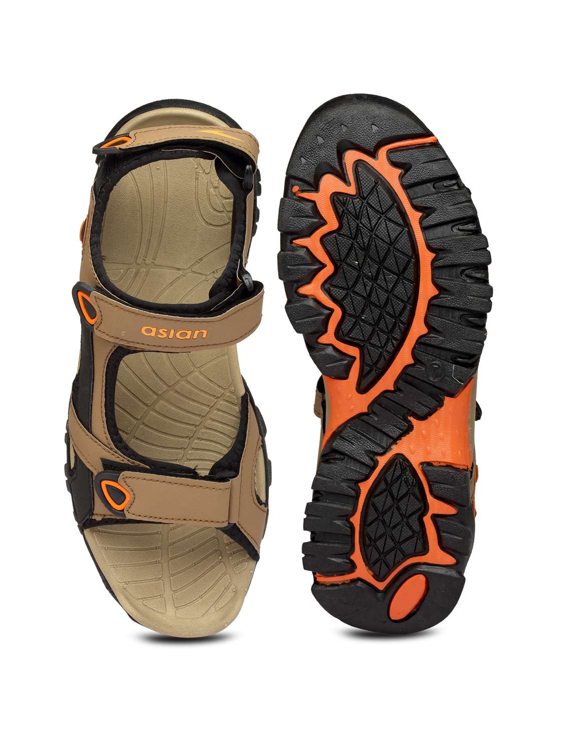 brown back strap sandal - 20025789 -  Standard Image - 4