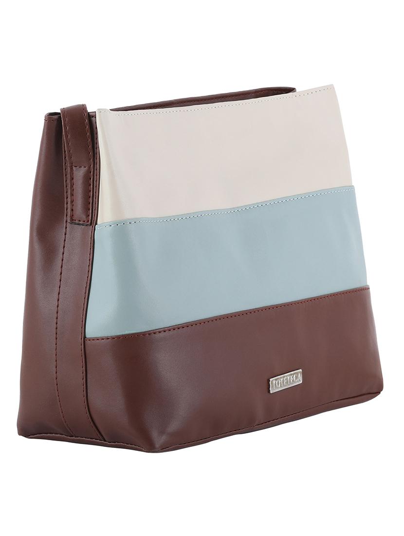 color block leatherette (pu) regular sling bag - 20026790 - Standard Image - 4