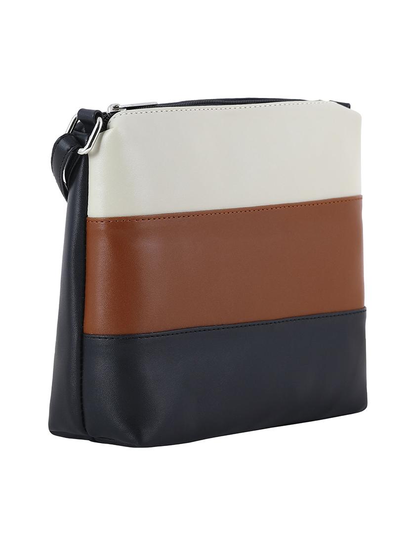 color block leatherette (pu) regular sling bag - 20026796 - Standard Image - 4